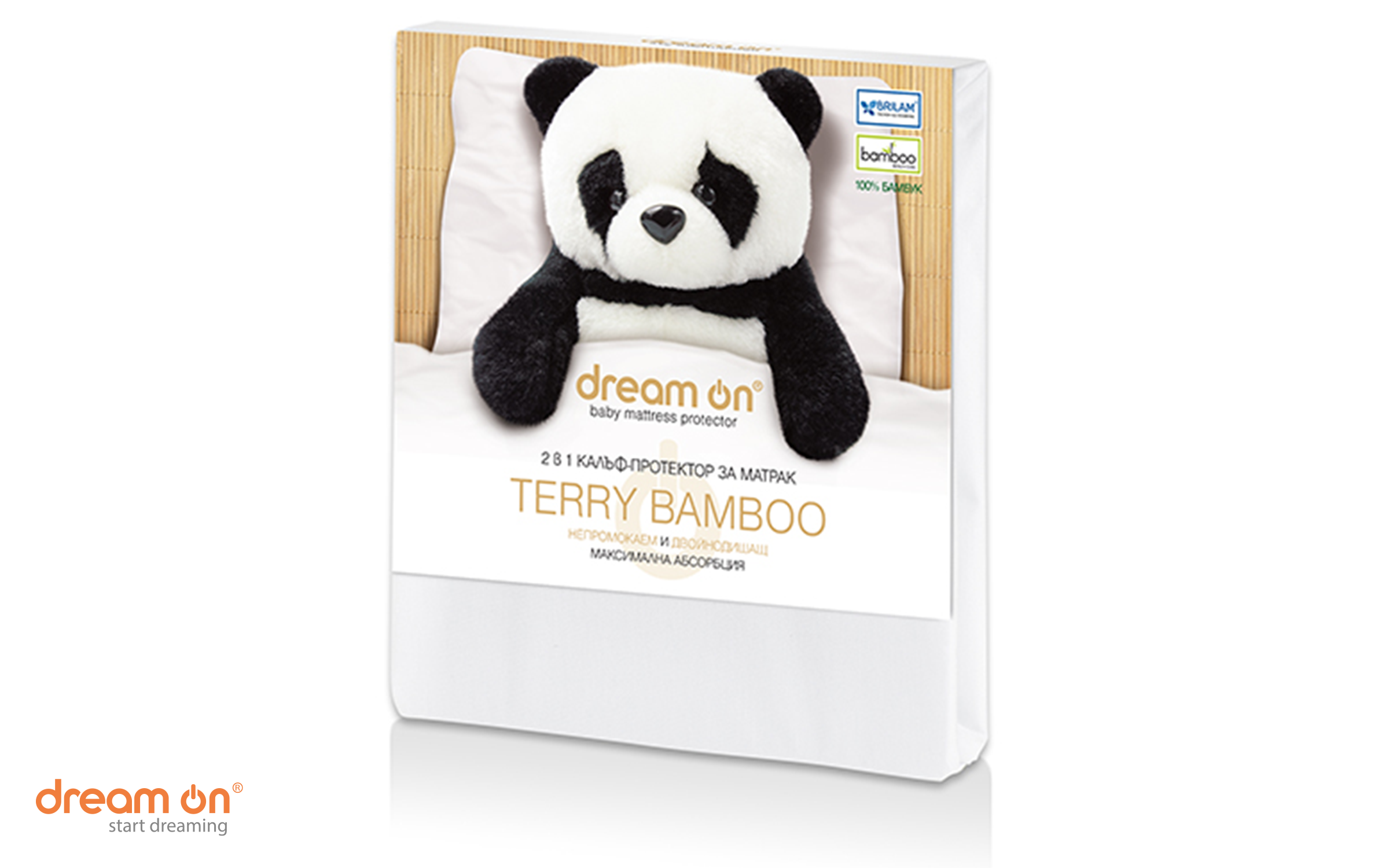 Mattress protector 70/140 Terry Bamboo, white  2